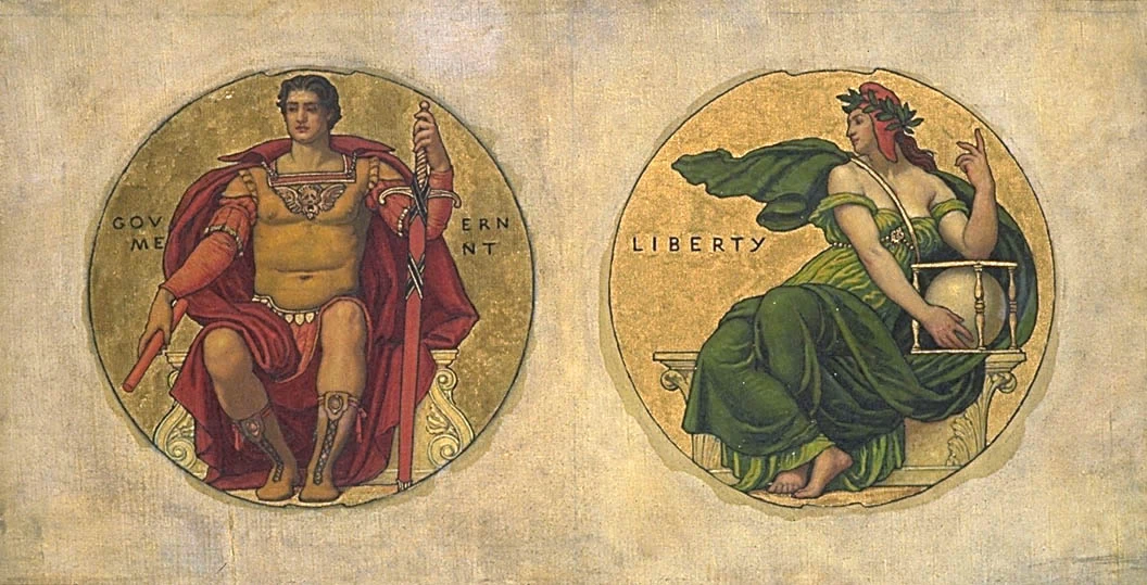 Studio per mosaico nel Campidoglio dello Stato del Wisconsin Governo e Libertà - Smithsonian American Art Museum